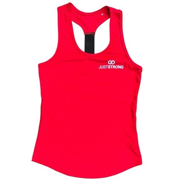 Red Just Strong Sport Racerback Tank NWOT - Picture 7 of 8